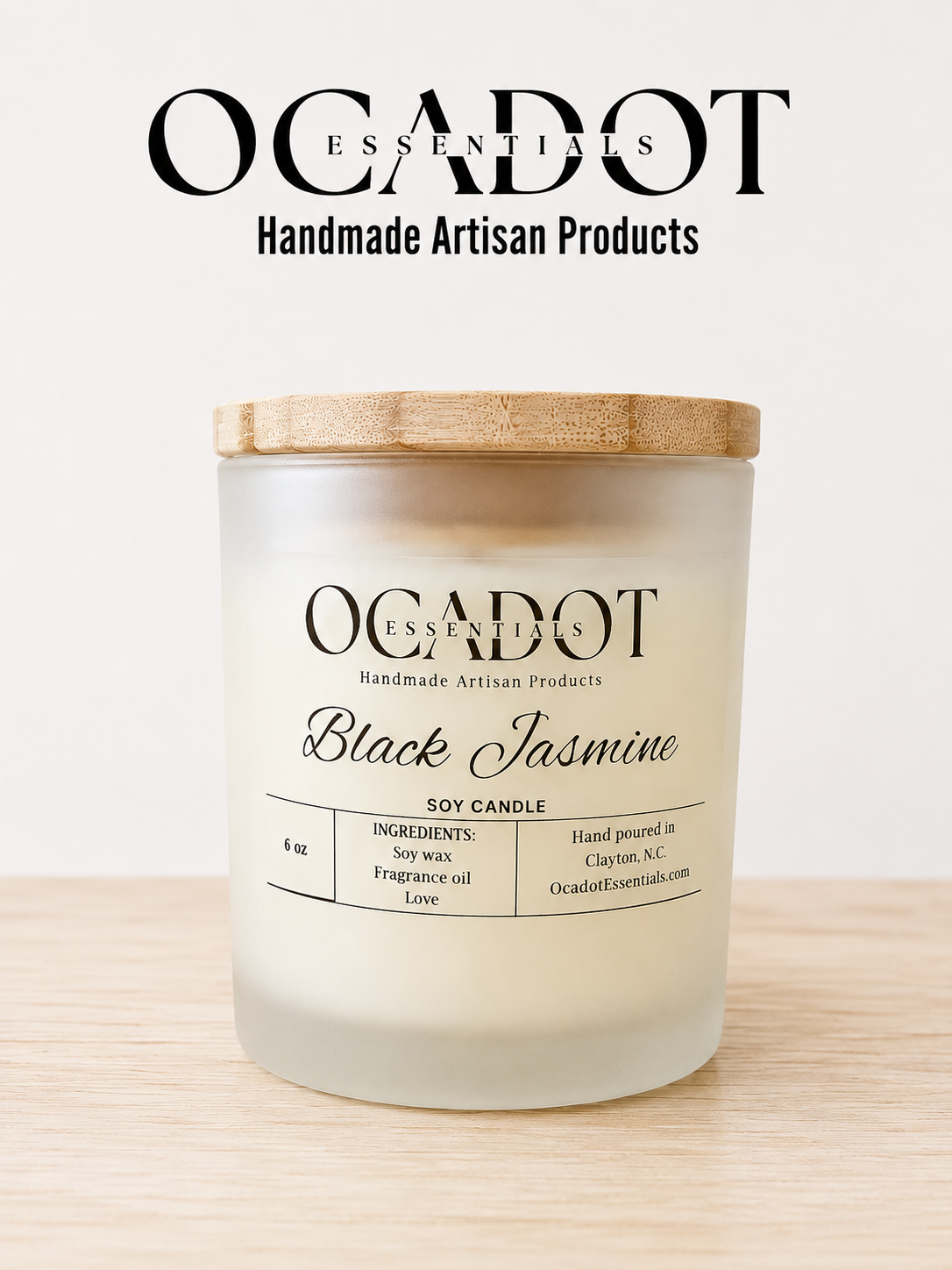 Black Jasmine Candle
