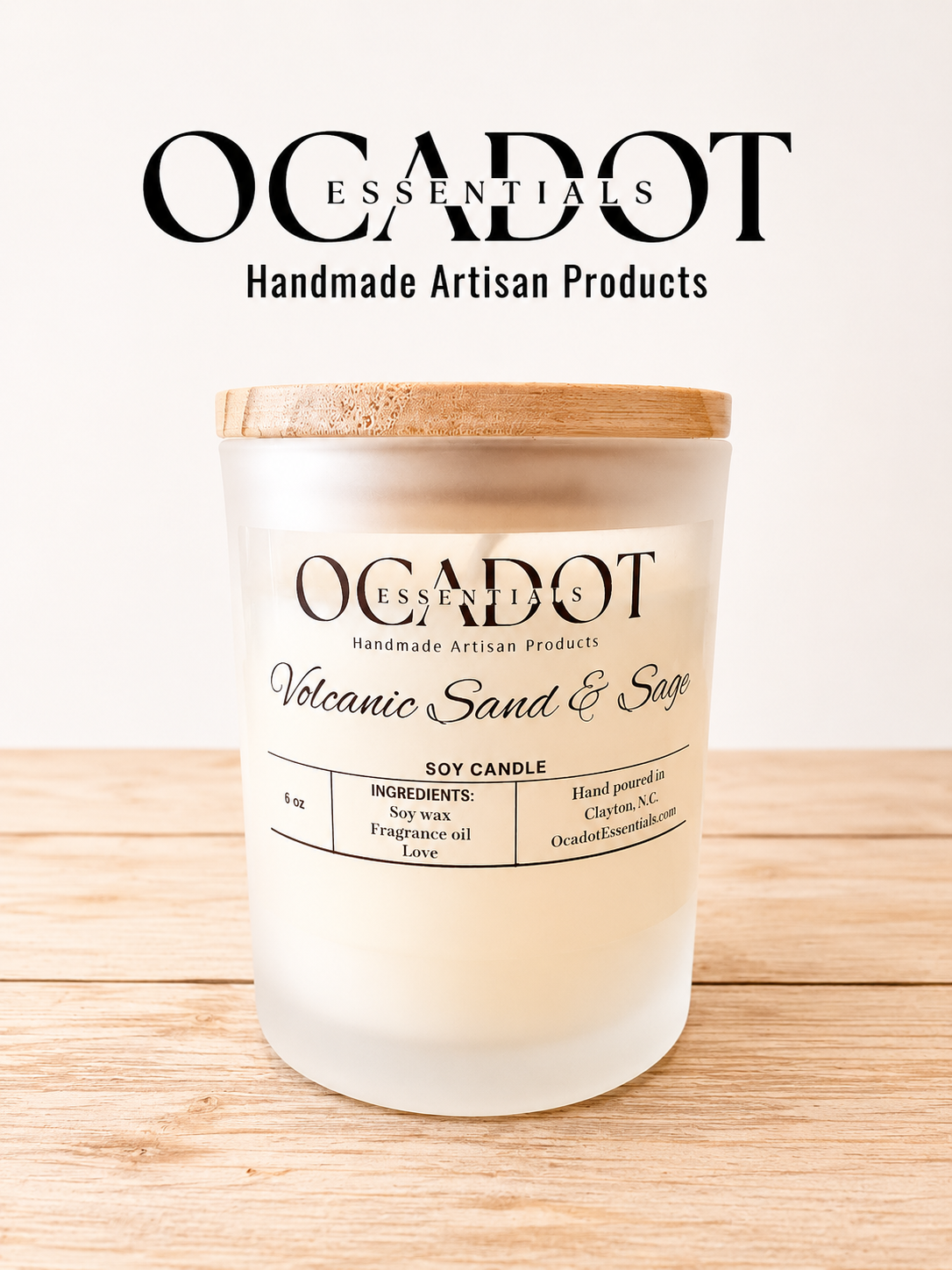 Volcanic Sand & Sage Candle