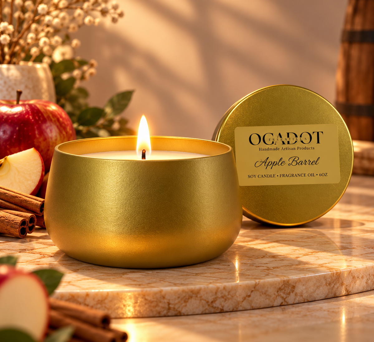 Apple Barrel Candle