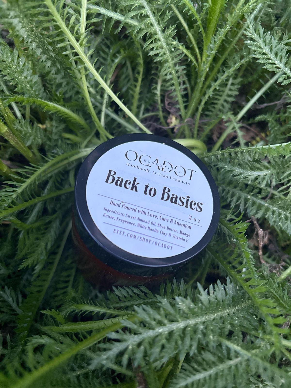 4oz Back To Basics Luxurious Body Butter | Artisan Crafted for Skin Hydration