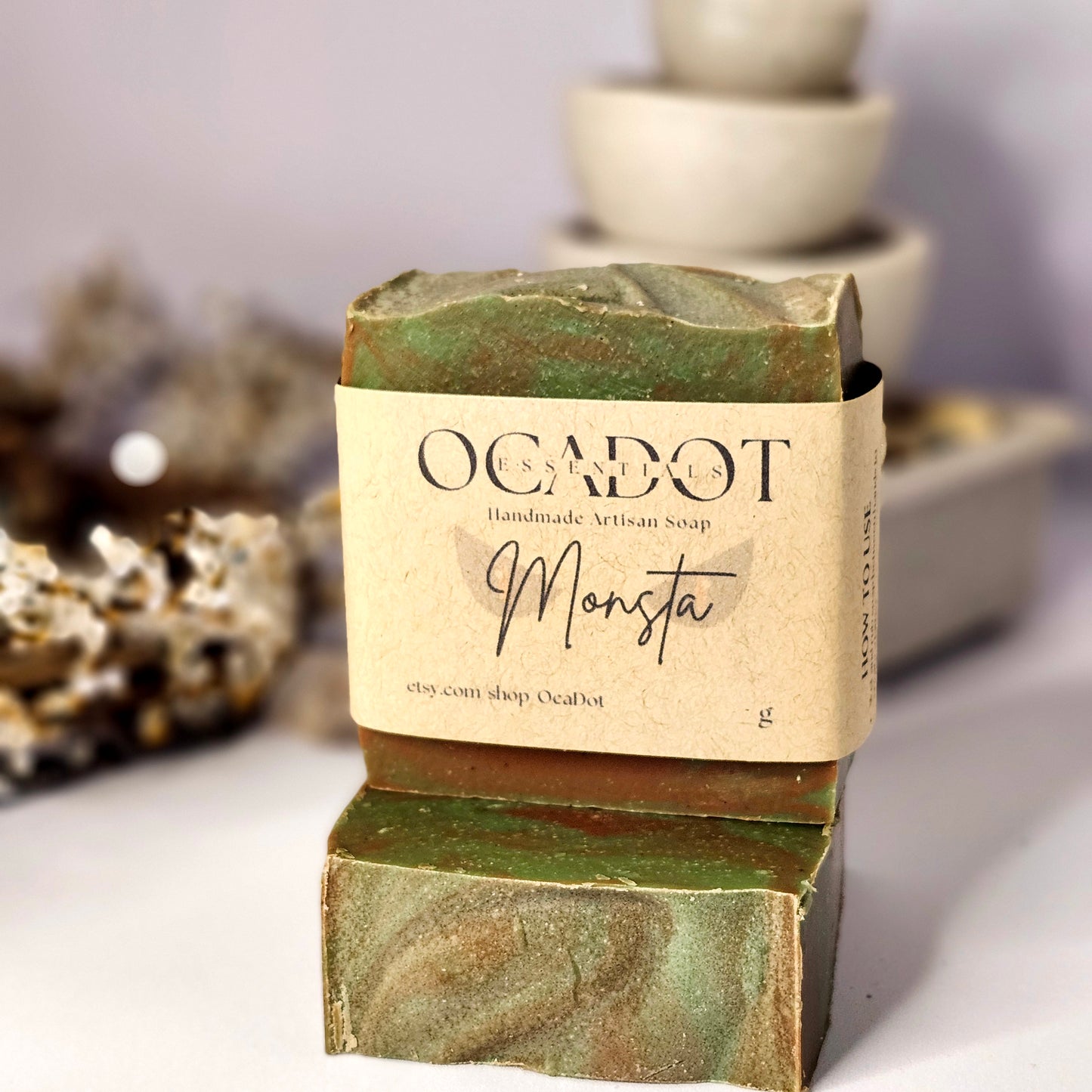 Monsta | Handmade Cold Process Artisan Soap -medium grit