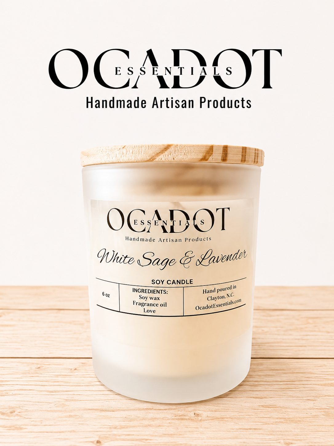 White Sage & Lavender Candle