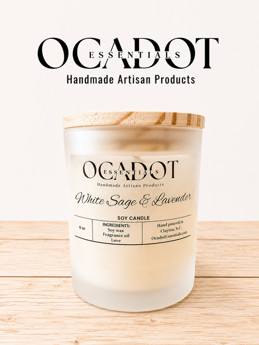 White Sage & Lavender Candle