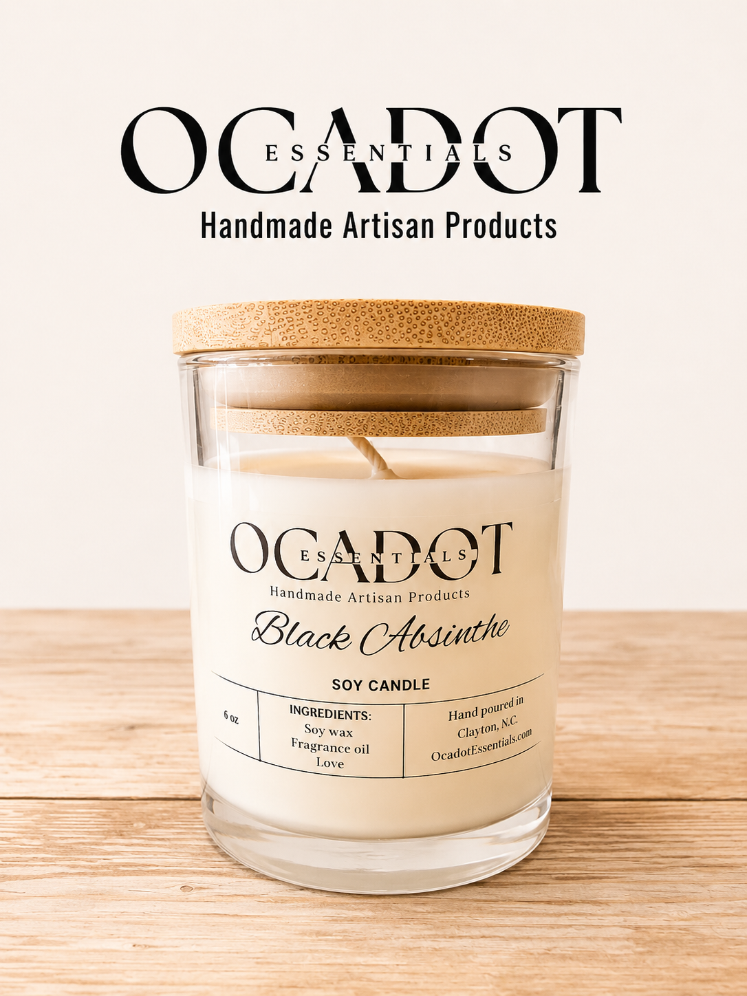 Black Absinthe Candle