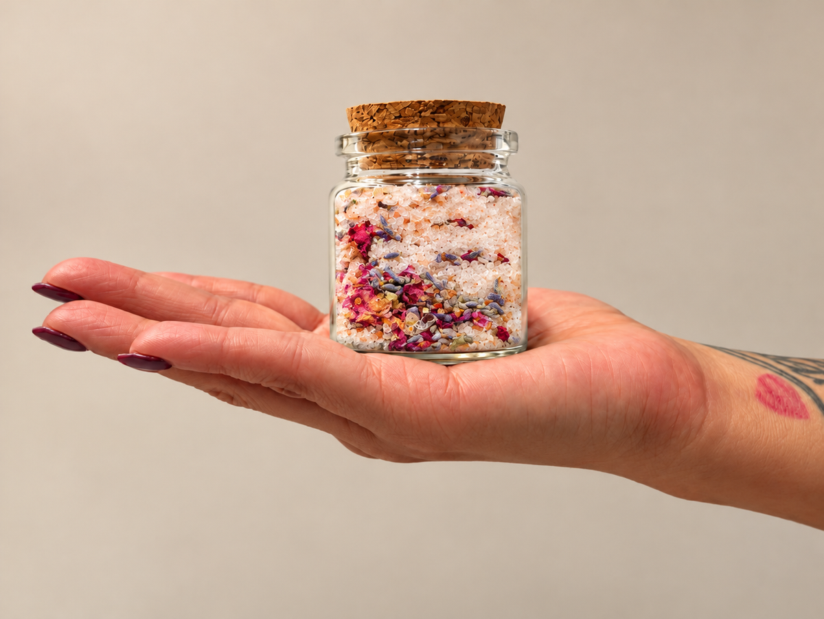 Bath Salt with Lavender & Rose Petals