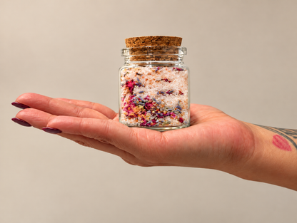 Bath Salt with Lavender & Rose Petals