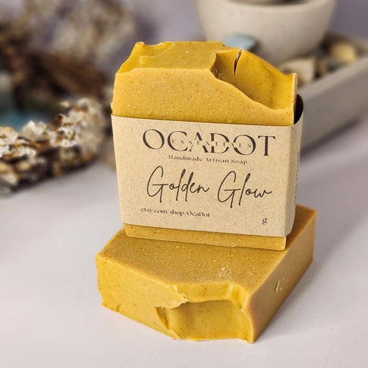 Golden Glow| Handmade Cold Process Artisan Soap